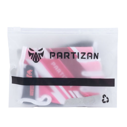 Велосипедные перчатки PARTIZAN с коротким пальцем /A0035 / Размер XL / Цвет: Розовые /уп 200/ - ГалеонТрейд фото 5