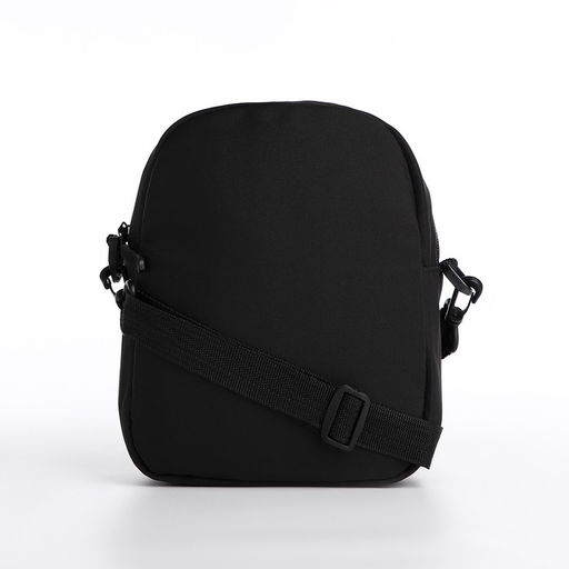 Сумка молодёжная на молнии, цвет чёрный - Simaland фото 5