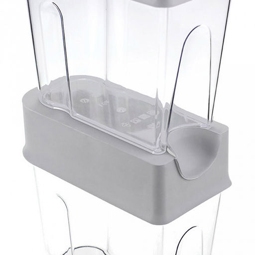 Банка для сыпучих продуктов пластмассовая Фолд 2,2л, 18,5х9х24см, смоки (Россия) - Домашняя мода фото 6