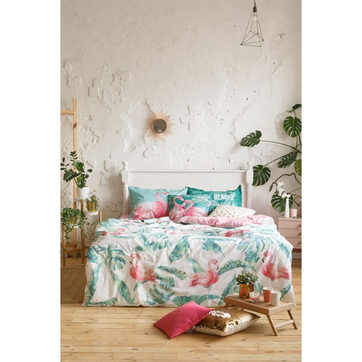 Постельное бельё Этель 2 сп Фламинго 175х215 см, 200х220 см, 50х70+3 см - 2 шт  фото 27