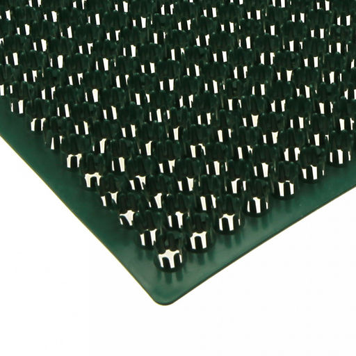 Коврик пластмассовый "Травка" 38х58см, темно-зеленый (Россия)