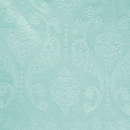 Плед Этель корал 1.5 сп Дамаск 150х200 см аквамарин,100% п/э, корал-флис 280 гр/м2  фото 2