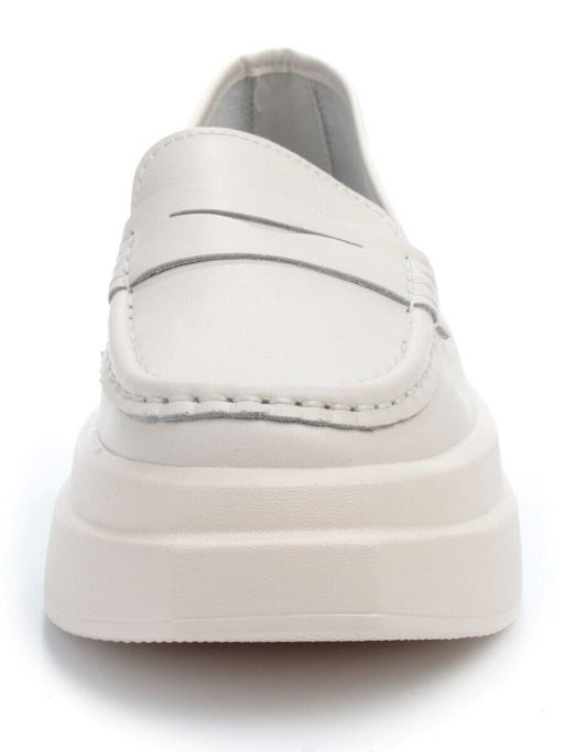 03-PDE31-1 BEIGE Лоферы женские (натуральная кожа)