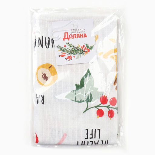Полотенце кухонное Доляна Granola, 35х60 см, 100% хлопок, 160г/м2  фото 5