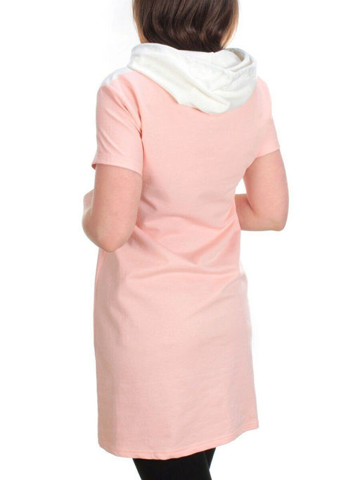 11792 PINK Туника спортивная женская (100% хлопок) - Фабричный китай фото 4