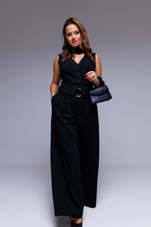 Брюки AURA 4118-164 чёрный  фото 3