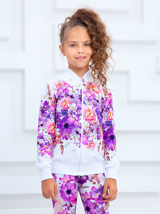 Толстовка "Лето",фиолетовый