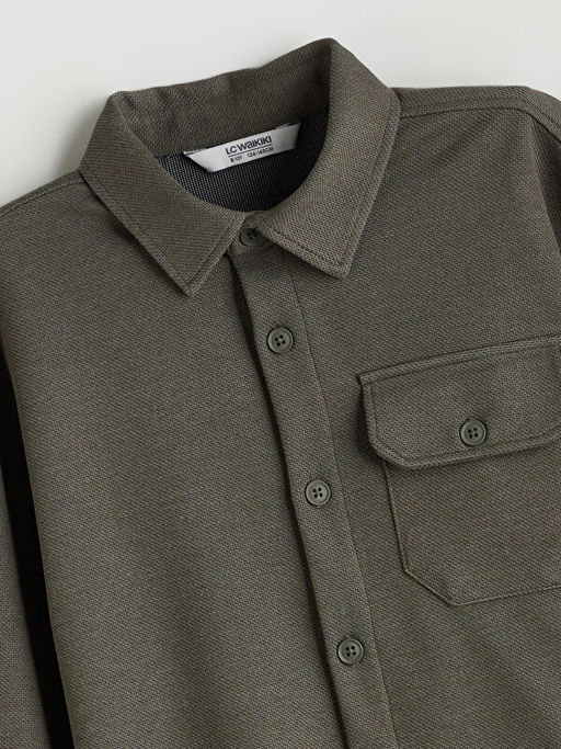 Uzun Kollu Erkek ?ocuk G?mlek