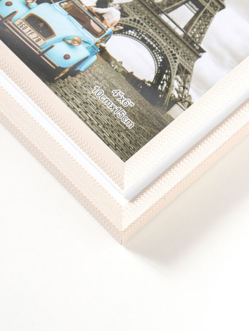 Фоторамка пластик 10х15 см "Остин" бело-бежевый 18,5х13,5х1,5 см