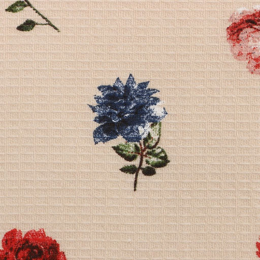 Цена за 2 шт. Кухонное полотенце Доляна. Цветочки, 28?46 см, 100% хлопок, вафля 160 г/м?