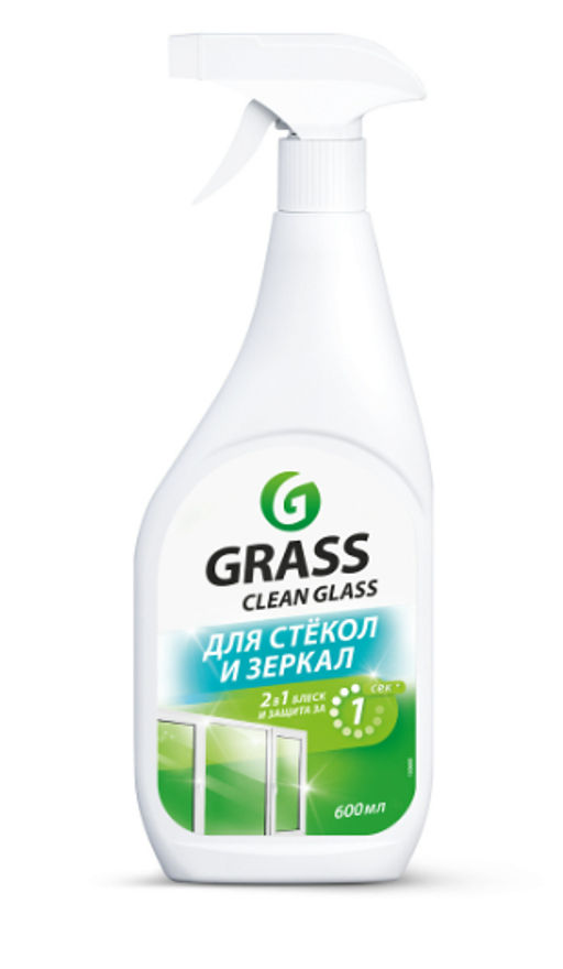 Средство для мытья стёкол, окон, пластика и зеркал  Clean Glass 600 мл - Grass фото 4