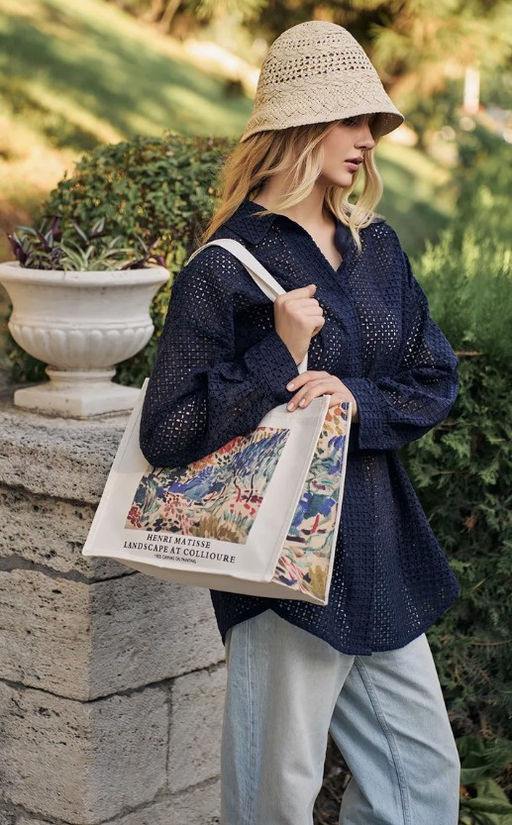 сумка 100% хлопок(канвас) авторский принт ВАН ГОГ - Sahar art lab фото 11