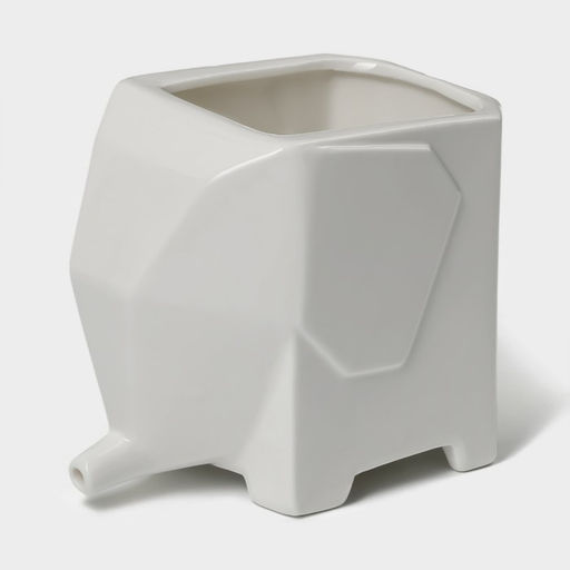 Кухонные принадлежности BellaTenero «Слонёнок», 5 предметов, на подставке, фарфор, белые