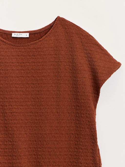 Футболка оверсайз из трикотажа ZR2605013421-21 / Zarina