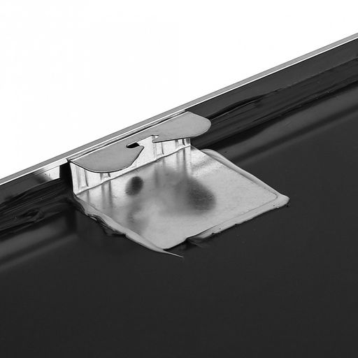 Зеркало настенное, интерьерное 80х100см, алюминиевая рама ширина 2,7см, цвет - серебро, закругленные края, подходит для вертикальной и горизонтальной установки (Китай)