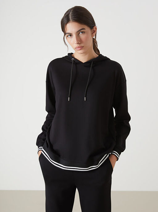 Kap??onlu Oversize Kad?n Ti??rt