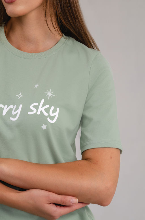 Арт. 9175 Пижама с шортами 42-50 (5шт) Цвет:полынь - Калинка фото 16