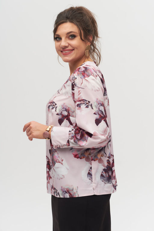Блуза ANELLI 730 розовый ирис  фото 2
