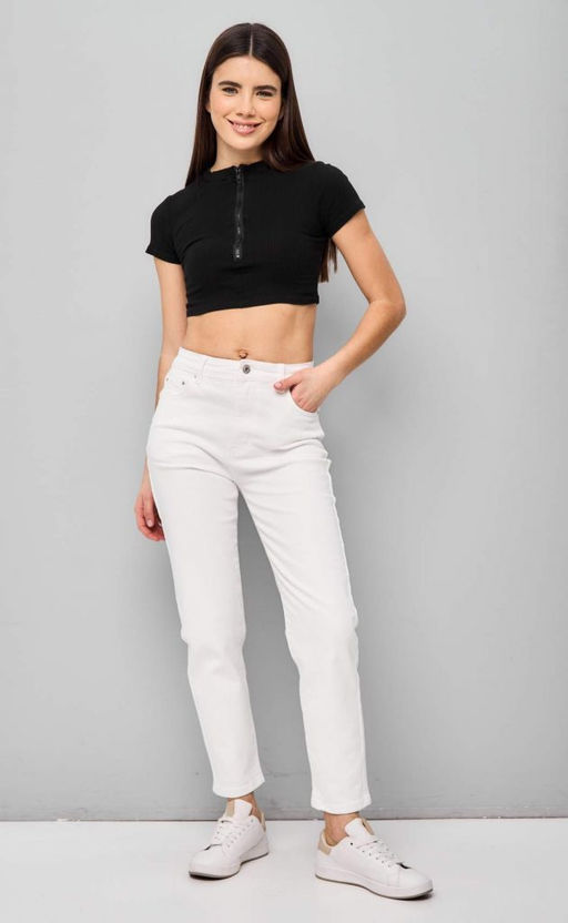 Джинсы P412-0114 white