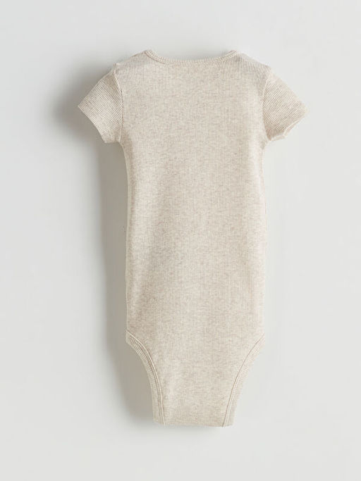 Bisiklet Yaka Basic Erkek Bebek ??t??tl? Bodysuit