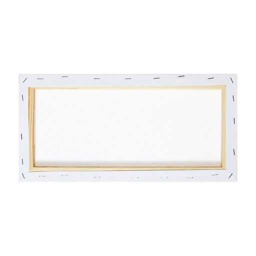 Холст на подрамнике, хлопок 100%, 1.6×20×40 см, акриловый грунт, среднезернистый, 380 г/м²