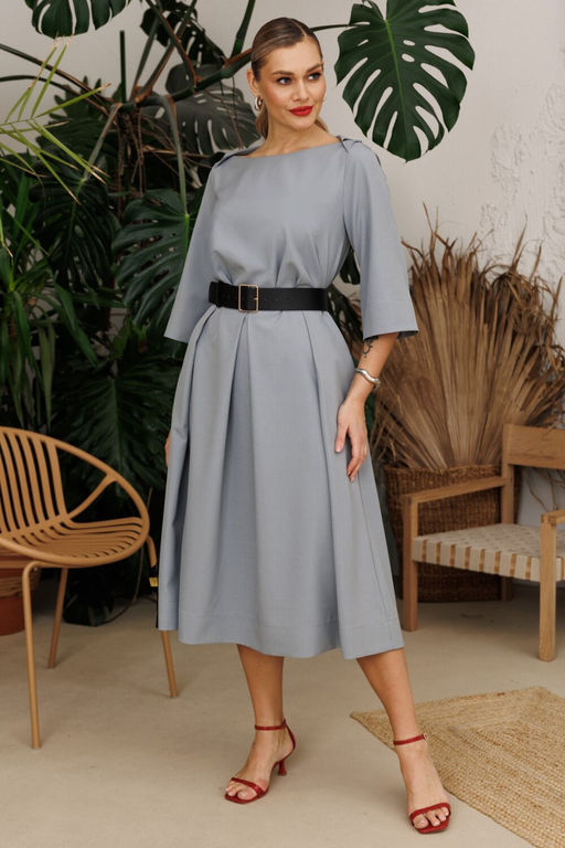 Платье Anastasia 1108.4 светло-серый  фото 6