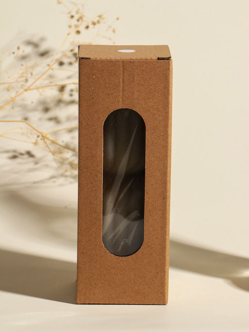 Свеча интерьерная "Афина" сливочная 6х6х18 см