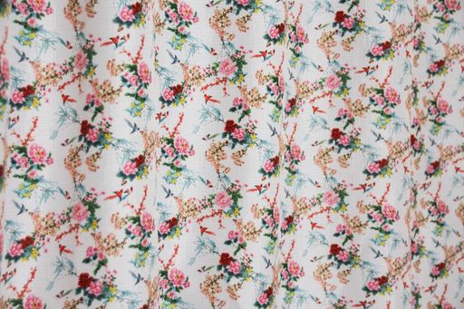 Арт. 1035/PB/155, ДЕРЕВЕНСКИЙ ПАЛИСАД, тефлоновая пропитка, ГОТОВЫЕ ШТОРЫ, ширина от 150 см x высота 180 см (на шторной ленте)