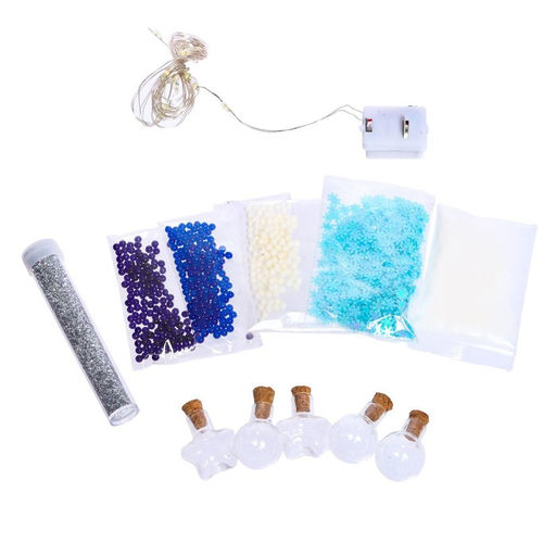 Набор для опытов «Новогодняя гирлянда», звёздочки и шарики