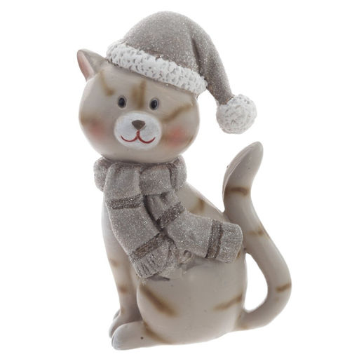 Фигурка декоративная "Кошка", L5 W4 H9 см, 2в.