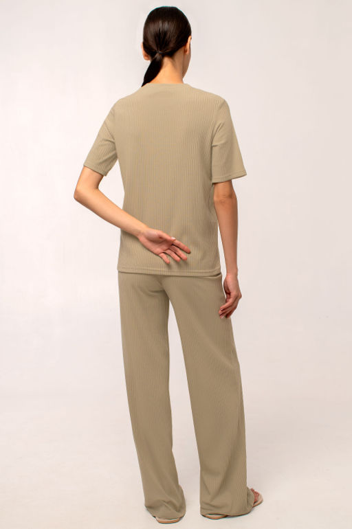 Арт 10401/6 Пижама с брюками 44-52 (5 шт) Цвет:верх- полынь, низ- полынь - Калинка фото 3