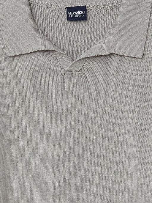 Polo Yaka Erkek ?ocuk Triko Kazak