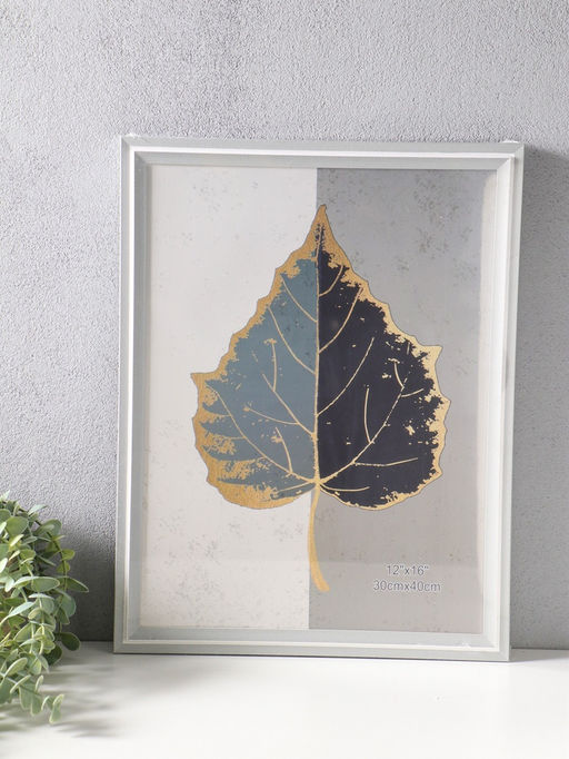 Фоторамка пластик 30х40 см "Остин" бело-серый 44,2х34,2х1,5 см