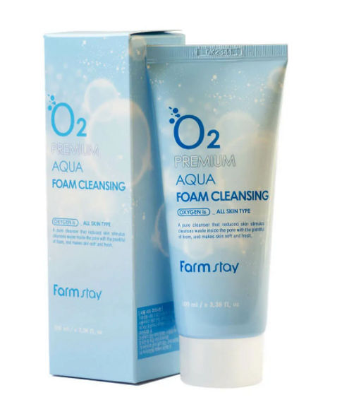 Пенка для лица очищающая кислородная FARMSTAY, 100 ML