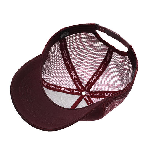 Бейсболка DJINNS арт. HFT Cap Spotzig (бордовый)  фото 2