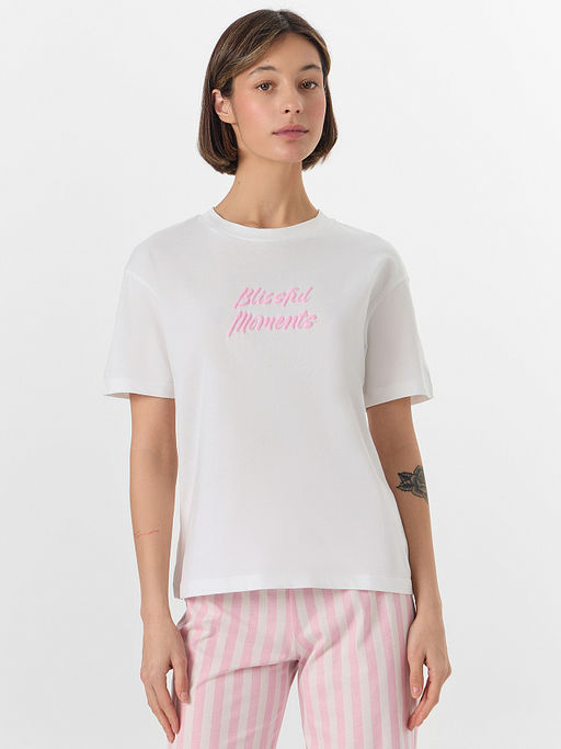 Комплект домашний женский с надписью Blissful moments - Mark formelle фото 2