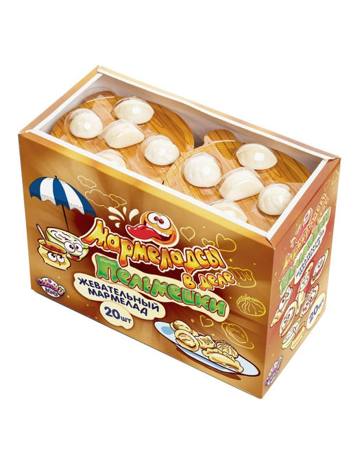 Жевательный мармелад Мармеладсы в деле ПЕЛЬМЕШКИ, 20шт.