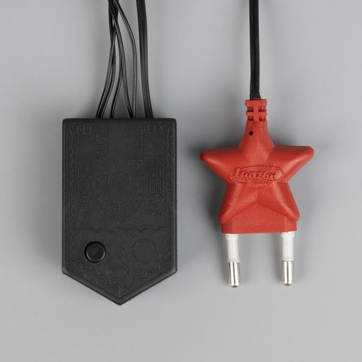 Гирлянда Бахрома 1.8?0.5 м, IP20, тёмная нить, 48 LED, свечение мульти, 8 режимов, 220 В - Luazon lighting фото 6