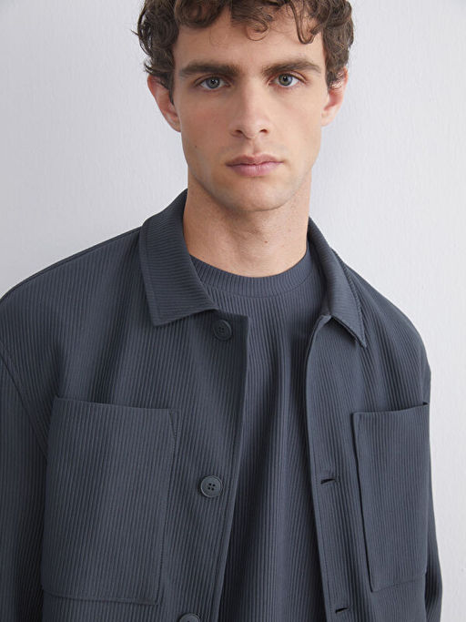 G?mlek Yaka Erkek Ceket