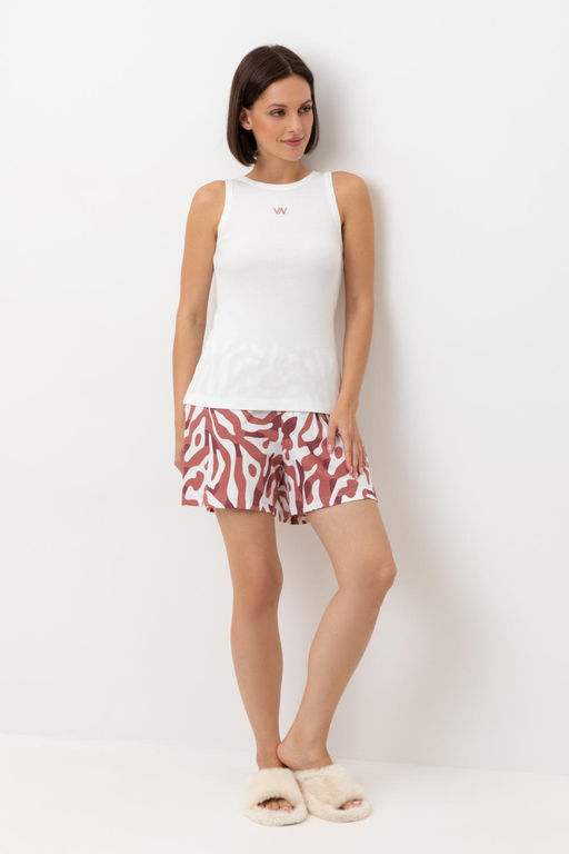 Е 20159/сахар,анималистичный орнамент пижама жен