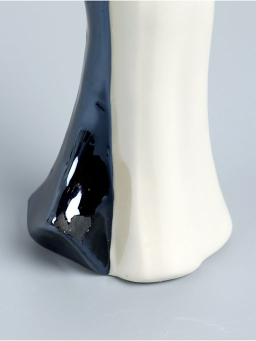 УЦЕНКА Фигурка керамика В объятиях любви, чёрно-белый, 24.6?11.8?6 см