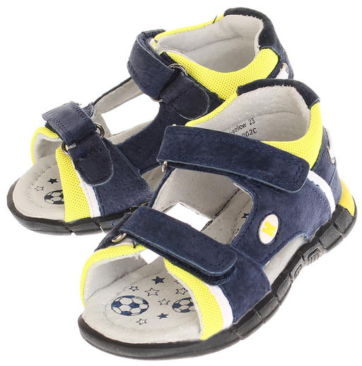 Сандалеты Kenka IMA_1005-1_navy-yellow  фото 6