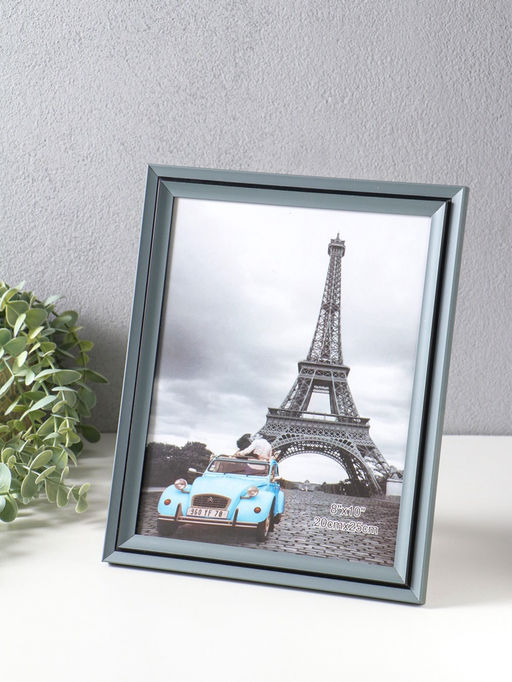 Фоторамка пластик 20х25 см "Остин" серый графит 23,5х18,5х1,5 см