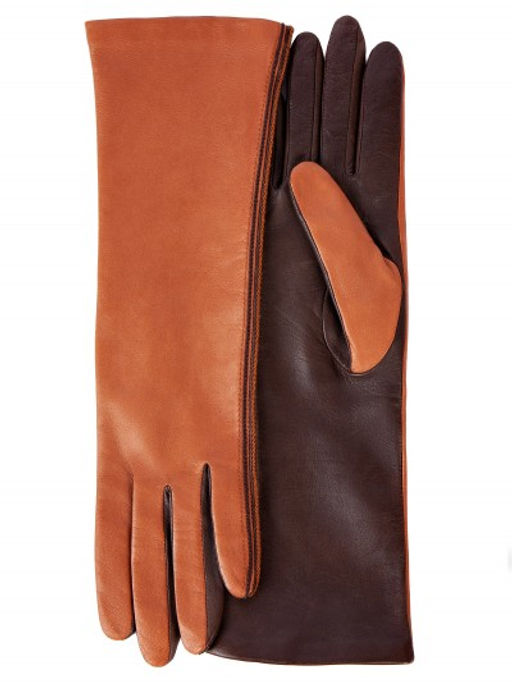 Перчатки женские ш/п F-IS0065 cork/d.brown - Eleganzza фото 7