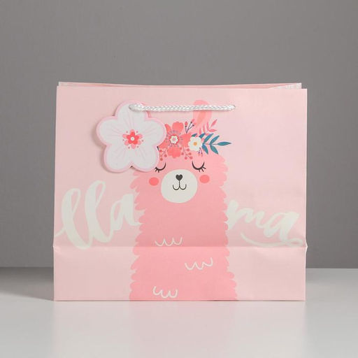 Пакет подарочный Lama, 27 х 23 х 11,5 см - Дарите счастье фото 2