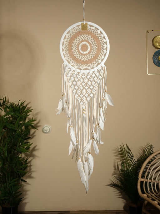 Ловец снов «Светлый цветок», 32×90 см