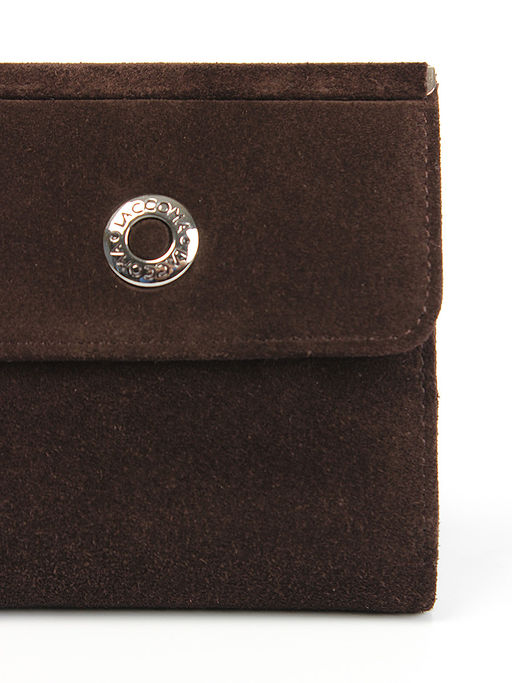 LACCOMA кошелек LA-2076-З-темно-коричневый натуральная замша