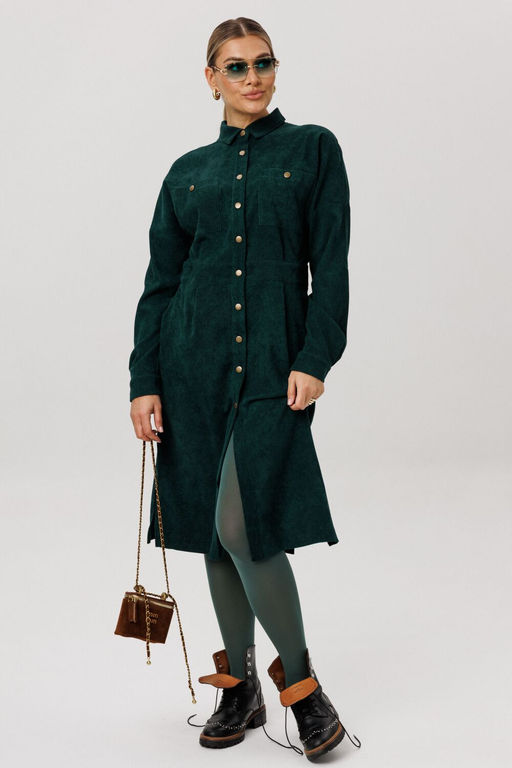 Платье ANELLI 1727 теплый мох фото 2