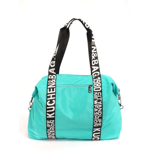 Сумка женская текстиль BoBo-9502, 1 отд, плечевой ремень, зеленый 260744  фото 2