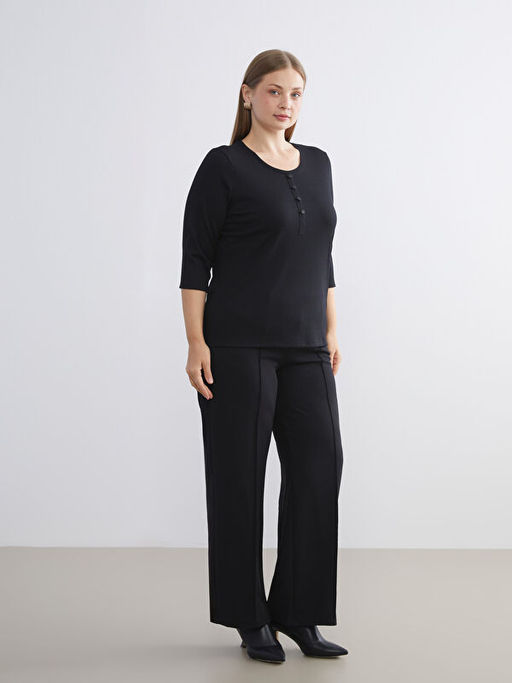 Bisiklet Yaka Kad?n Ti??rt